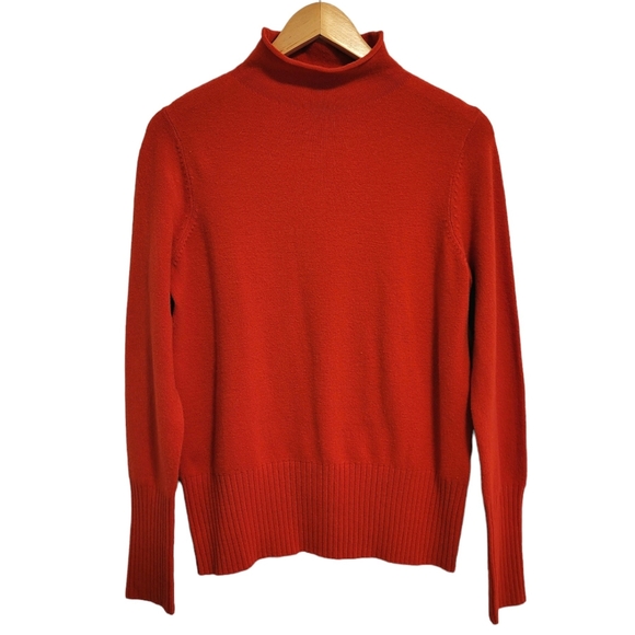 FRENCH CONNECTION Relaxed Turtleneck Pullover, Red (Medium) - Picture 1 of 6